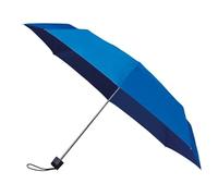 Falconetti Parapluie pliable - Ouverture et fermeture manuelles - Compact et léger - Armature stable - Pour homme et femme - Idéal pour les voyages et la vie quotidienne - 90 cm de diamètre - Bleu roi