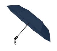 FALCONETTI - Parapluie Pliant - Ouverture et Fermeture automatiques - Résistant au Vent- Bleu Marine - 100 cm