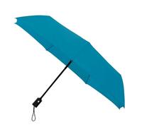 Falconetti Parapluie Pliant - Ouverture et fermeture automatiques - Résistant au vent grâce à ses 8 baleines en fibre de verre - Modèle pliable unisexe - Diamètre de la toile 100 cm -Bleu clair