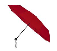 Falconetti Parapluie pliant - Ouverture manuelle - Résistant au vent grâce à ses 8 baleines en fibre de verre - Modèle pliable unisexe - Diamètre de la toile 90 cm - Rouge