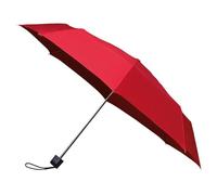 Falconetti Parapluie pliant - Ouverture manuelle - Résistant au vent grâce à ses 8 baleines en fibre de verre - Modèle pliable unisexe - Diamètre de la toile 90 cm - Rouge