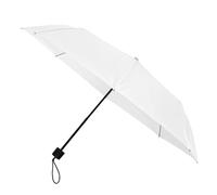 Falconetti Parapluie pliant - Ouverture manuelle - Résistant au vent grâce à ses 8 baleines en fibre de verre - Modèle pliable unisexe - Diamètre de la toile 90 cm - Blanc