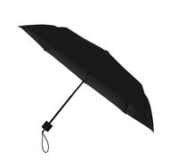 Falconetti Parapluie pliant - Ouverture manuelle - Résistant au vent grâce à ses 8 baleines en fibre de verre - Modèle pliable unisexe - Diamètre de la toile 90 cm - Noir