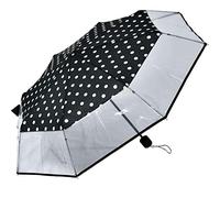 Falconetti parapluie pliant, résistant au vent 24 cm Pea-Coloured