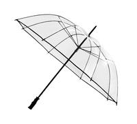 Falconetti - Parapluie transparent coupe-vent - Ouverture des mains - 110 cm, trnasparent, 110 cm