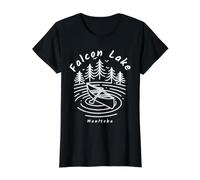 FalconLake Manitoba T-Shirt Graphique avec Valeur, Femme, Noir, M