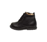 Falcotto Bottines en cuir avec fermeture éclair et lacets, Noir 25