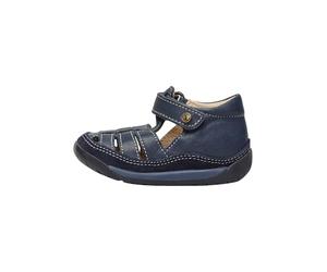 Falcotto LAGUNA VL NEW-Sandales semi-ouverte en cuir Bleu nuit 20