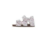 Falcotto Sandales en cuir avec boucle et scratch, Blanc 20