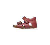Falcotto NATURINO BEA-Sandales en cuir avec boucle et fermeture scratch,Rouge 24