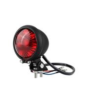 FALELELV Feu Arrière Moto LED 1 pièce d'accessoires de moto rétro modifiés, feux arrière à LED, freinage en métal, circulation, ronds 2023