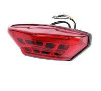 FALELELV Feu Arrière Moto LED Feu arrière de moto à LED feu freinage plaque d'immatriculation circulation diurne signalisation pour scooter pour Bobber