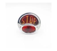 FALELELV Feu Arrière Moto LED Feu arrière rond de frein pour moto vintage éclairage plaque d'immatriculation pour Chopper pour Bobber pour Scrambler