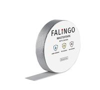 FALINGO Ruban adhésif butyle, ruban étanche en butyle, ruban adhésif sous-marin, ruban de réparation pour toitures, murs, fenêtres, tuyaux, sols, caoutchouc butyle (2,5 cm x 5 m)