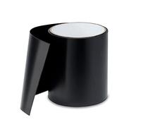 FALINGO Ruban adhésif sous-marin, ruban d'étanchéité, ruban de réparation pour piscine, tente, bâche, gouttière, bateau gonflable, colle acrylique (10 cm x 150 cm, Noir)