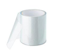 FALINGO Ruban adhésif sous-marin, ruban d'étanchéité, ruban de réparation pour piscine, tente, bâche, gouttière, bateau gonflable, colle acrylique (10 cm x 150 cm, Transparent)