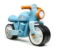 Falk Toys Draisienne Moto Premier Vintage – Roues larges silencieuses – Bleu – 1-3 ans