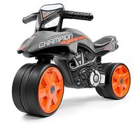Falk Draisienne Moto Street Champion - Gris - Roues silencieuses - 2 ans - 40% plastique recyclé