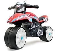FALK - Draisienne Moto Street Champion - Rouge - Roues silencieuses - Dès 2 Ans - 40% de Plastique recyclé - Fabriqué en France - 540S