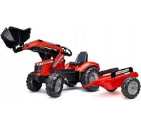Falk F4010AM Massey FergusonS8740 Pelle à pédales avec remorque