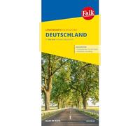 Falk Länderkarte Falkfaltung Deutschland 1:650.000: Straßenkarte und Autokarte