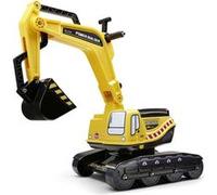 Falk - Pelleteuse enfant avec assise ouvrante Power Builder Jaune G