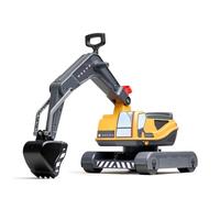 FALK - Pelleteuse JCB - Dès 3 Ans - Excavatrice et Godet articulés - Cabine rotative - Fabriqué en France - 145