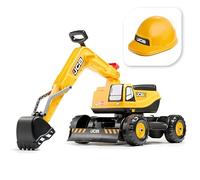 FALK - Pelleteuse JCB - Dès 3 Ans - Excavatrice et Godet articulés - Cabine rotative - Fabriqué en France - 155