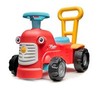 Porteur tracteur Maurice avec barre d'aide à la marche ergonomique - FALK - Dès 12 mois - Fabriqué en France - 90% plastique recyclé rouge TU