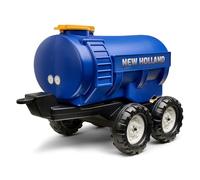 Falk - Remorque Citerne Grande capacité avec Robinet et épandeur - New Holland - 30L - Dès 3 Ans - Compatible avec tracteurs et tractopelles Falk 3/7 Ans - 100% Fabriqué en France - 943NH