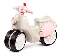 Falk - Scooter Draisienne - Strada - Guidon directionnel & Roues silencieuses - 802S - Crème & Rose - Dès 12 Mois, Petit