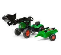 Falk Supercharger excavateur à pédale grand avec capot ouvrant et bardage vert