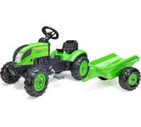 FALK Tracteur à pédales autoporté Country Farmer vert