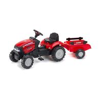 Tracteur à pédales Case IH avec remorque - Rouge Rouge G