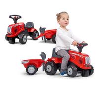 FALK Tractor Baby Mac Cormick Red avec postiche