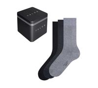 FALKE - 3p Socks - Happy Box - Men - Black - 0010 39-42
