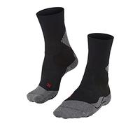 FALKE 4 GRIP Stabilizing, Chaussettes Mixte, Respirantes Séchage Rapide, Noir (Black 3019), 44-45 (1 Paire)