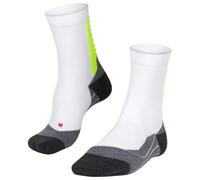 Falke Chaussettes de sport Achilles Hommes – blanc / gris foncé – Taille 44-45