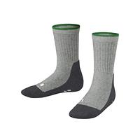 FALKE Active Everyday K So viscose coton respirantes unies 1 paire, Chaussettes Mixte enfant, Gris Light Grey 3400, 35-38