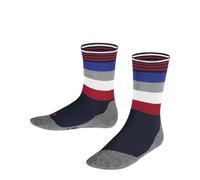 FALKE Active Fox K So coton fil fonctionnel respirantes fantaisie 1 paire, Chaussettes Mixte enfant, Bleu Space Blue 6116, 27-30