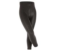 FALKE Active Warm K Le laine unis 1 paire, Leggings Mixte enfant, Gris Anthracite Melange 3080, 134-146