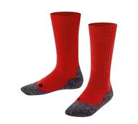 FALKE Active Warm K SO laine respirantes chaudes 1 paire, Chaussettes Mixte enfant, Rouge (Fire 8150), 19-22