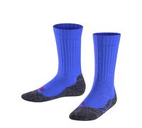 FALKE Active Warm K SO Laine Respirantes Chaudes 1 Paire, Chaussettes Mixte Enfant, Bleu (Cobalt Blue 6054), 35-38