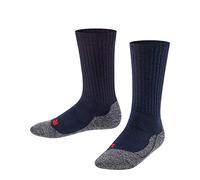 FALKE Active Warm K SO Laine Respirantes Chaudes 1 Paire, Chaussettes Mixte Enfant, Bleu (Marine 6120), 27-30
