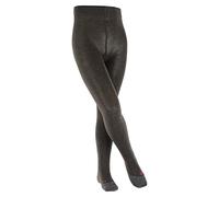 FALKE Active Warm K Ti laine épais unis 1 paire, Collants Mixte enfant, Gris Anthracite Melange 3080, 134-146