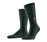 FALKE Airport Driving Santa M SO laine coton motif fantaisie 1 paire, Chaussettes Homme, Vert (Hunter Green 7441), 45-46