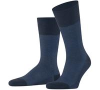 Falke Airport Herringstripe chevrons La laine Chaussettes - Bleu