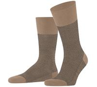 Falke Airport Herringstripe chevrons La laine Chaussettes - marron