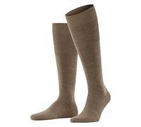 Falke Chaussettes longues Airport M Homme laine-coton unies 1 paire Marron Nutmeg Melange 45-46