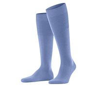 FALKE Airport M Kh laine coton unies 1 paire, Chaussettes longues Homme, Bleu Cornflower Blue 6554, 41-42